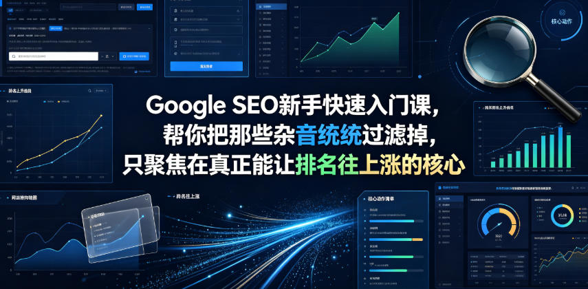 Google SEO新手快速入门课,帮你把那些杂音统统过滤掉,只聚焦在真正能让排名往上涨的核心动作【原创双语字幕】-云网创