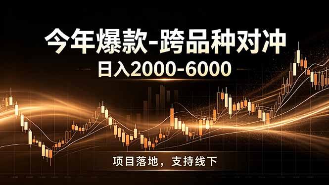 全新跨品种对冲模式上线！日稳定盈利 2000-6000，合规长久可批量放大-云网创