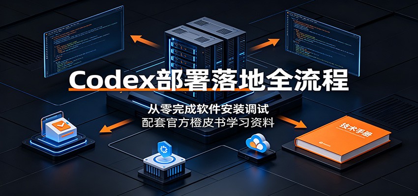 Codex部署落地全流程:从零完成软件安装调试,配套官方橙皮书学习资料-云网创
