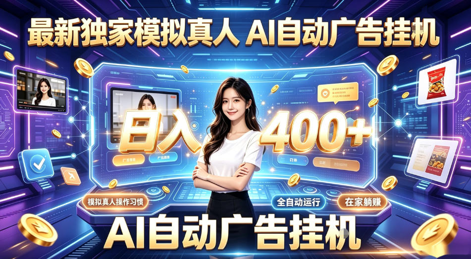 最新独家模拟真人,AI自动挂号挂G,日入400+,全程全自动运行,无需人工【揭秘】-云网创