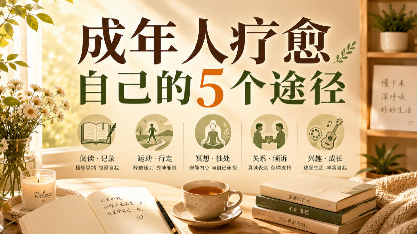 付费文章:成年人疗愈自己的5个途径-云网创