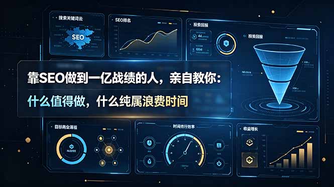 靠SEO做到一亿战绩的人，亲自教你：什么值得做，什么纯属浪费时间【原创双语字幕】-云网创