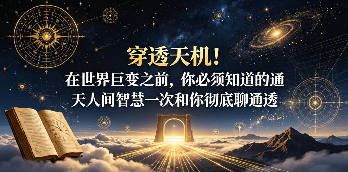 付费文章:穿透天机!在世界巨变之前,你必须知道的通天人间智慧一次和你彻底聊通透-云网创