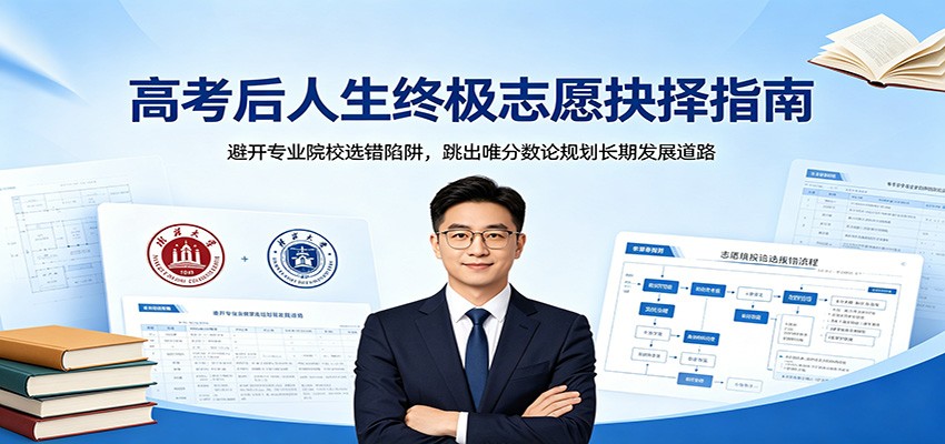高考后人生终极志愿抉择指南:避开专业院校选错陷阱,跳出唯分数论规划长期发展道路-云网创