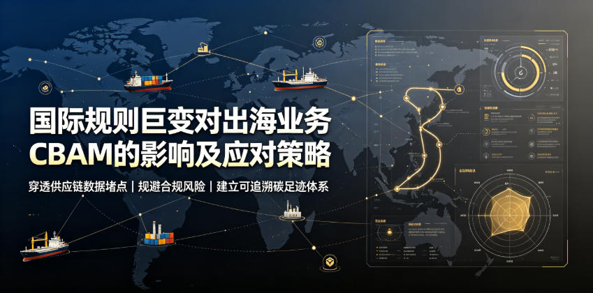 国际规则巨变对出海业务CBAM的影响及应对策略,帮助企业穿透供应链数据堵点,规避合规风险-云网创