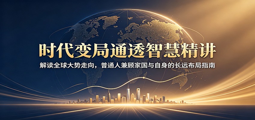 时代变局通透智慧精讲：解读全球大势走向，普通人兼顾家国与自身的长远布局指南-云网创