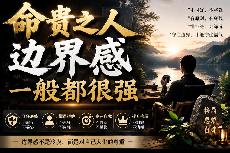 付费文章：命贵之人，边界感一般都很强-云网创