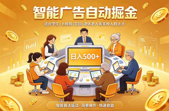 2026年最好做的项目：自动掘金项目，小白轻易上手，单日轻松收入500+【揭秘】-云网创