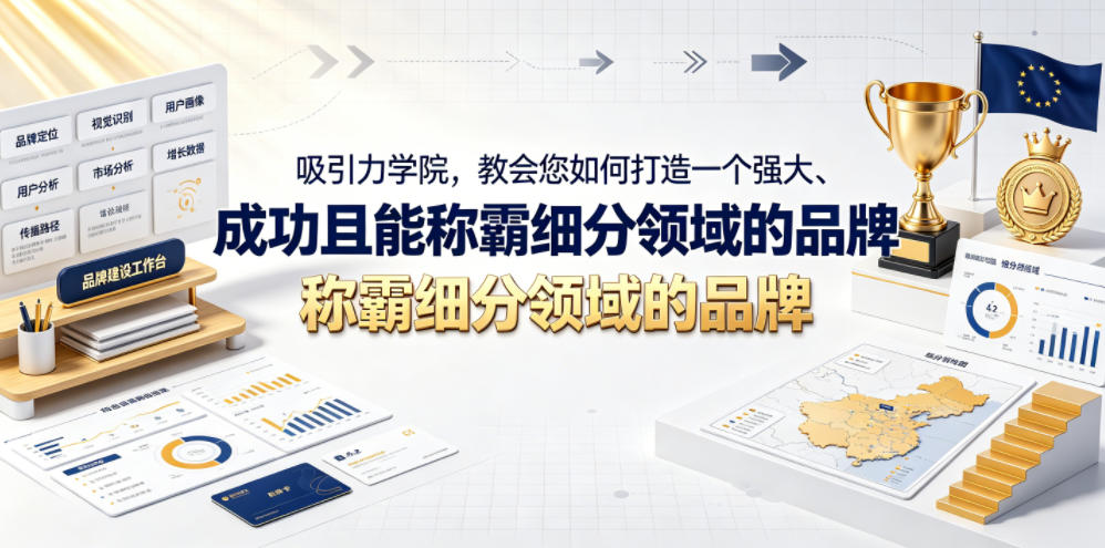 吸引力学院，教会您如何打造一个强大、成功且能称霸细分领域的品牌！【原创双语字幕】-云网创