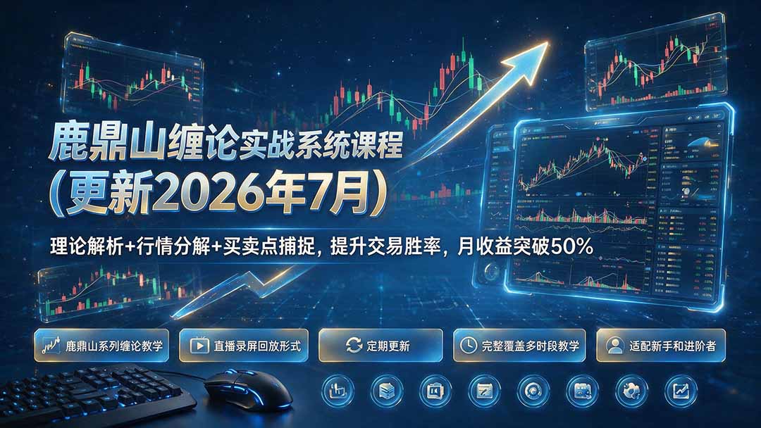鹿鼎山缠论实战系统课程(更新26年7月-云网创
